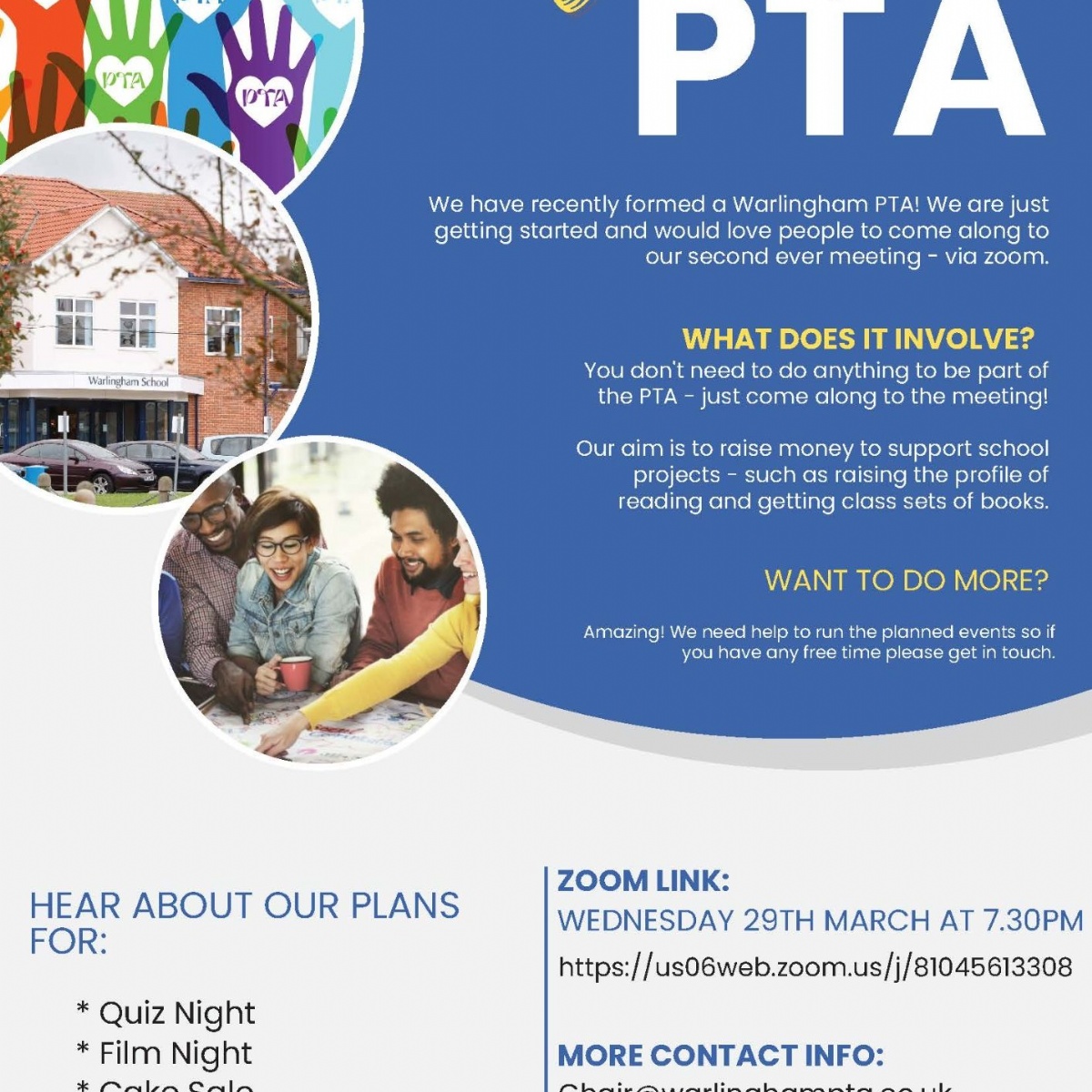 Warlingham School & Sixth Form College - Join our new PTA